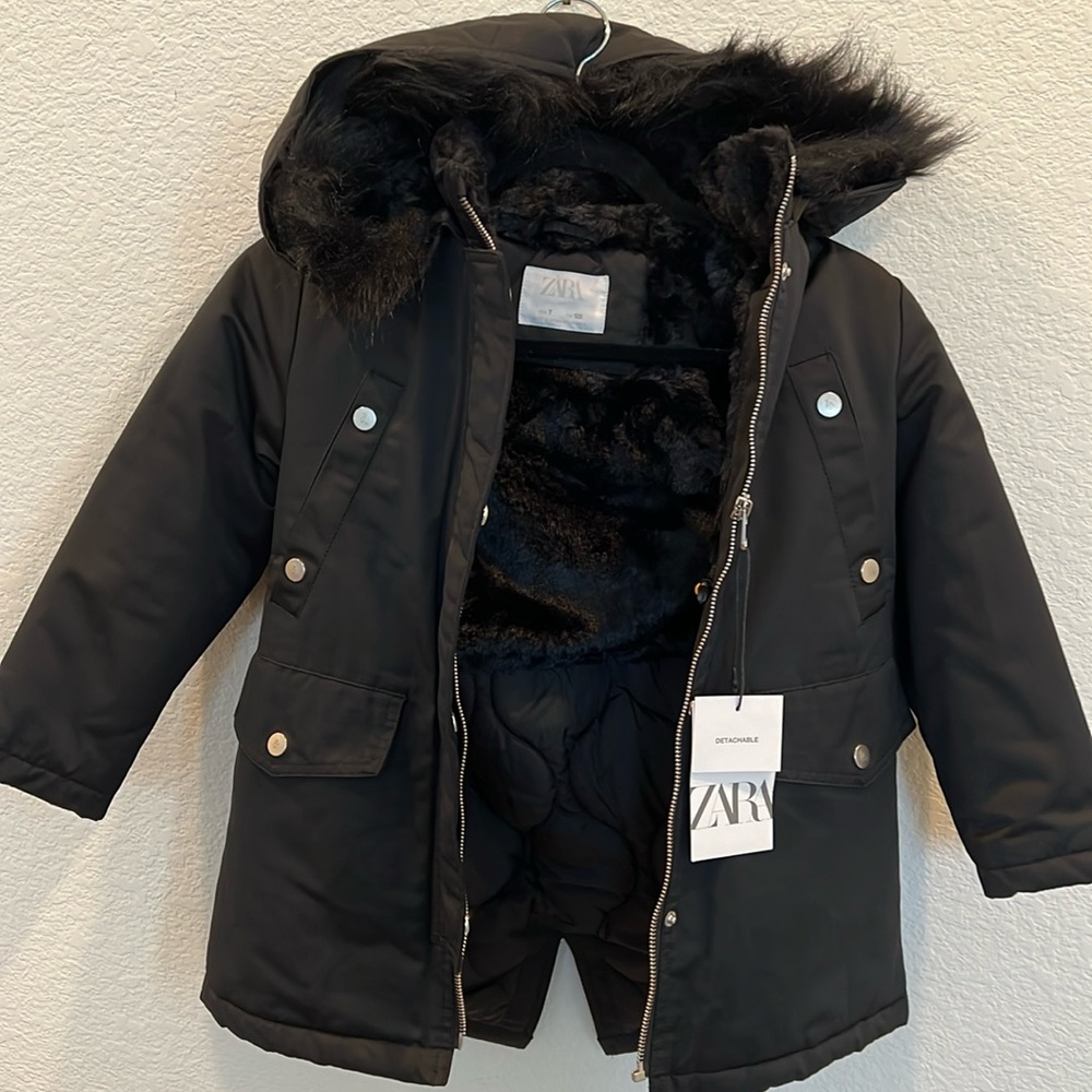 (New) Zara Winter Jacket girl size 7